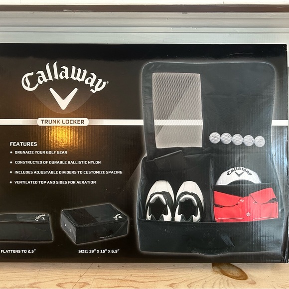 Games Callaway Trunk Locker Golf Pro Storage Organizer Sports New In